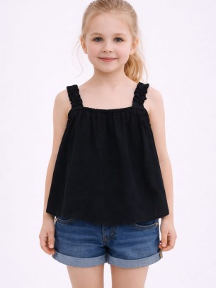 Παιδική Μπλούζα Για Κορίτσι 3-8 Χρονών Μαύρο
