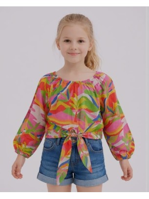 Παιδική Μπλούζα Για Κορίτσι 3-8 Χρονών Πράσινο