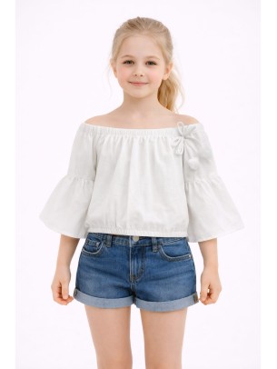 Παιδική Μπλούζα Για Αγόρι 3-8 Χρονών Λευκό