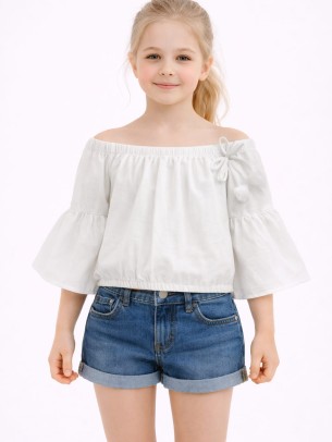 Παιδική Μπλούζα Για Αγόρι 3-8 Χρονών Λευκό