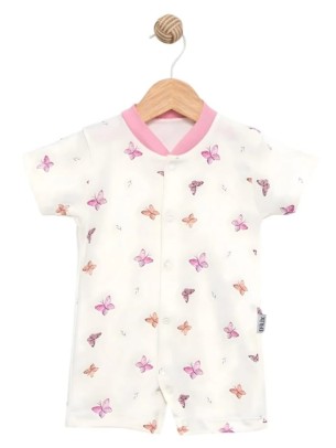 Βρεφικό Φορμάκι Για Κορίτσι 1-9 Μηνών Ροζ-Λευκό