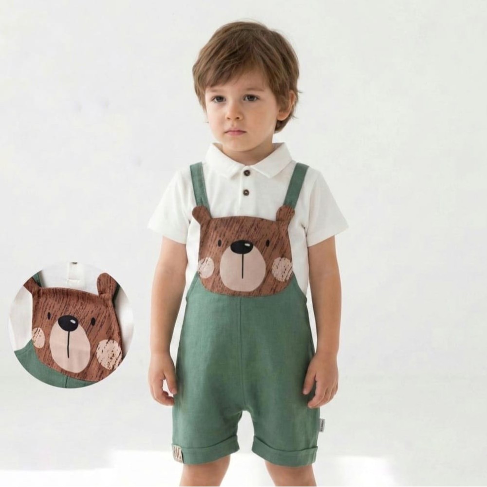 Βρεφικό Σετ Για Αγόρι 6-24 Μηνών Πράσινο