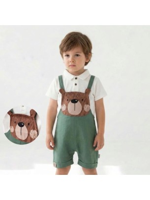 Βρεφικό Σετ Για Αγόρι 6-24 Μηνών Πράσινο