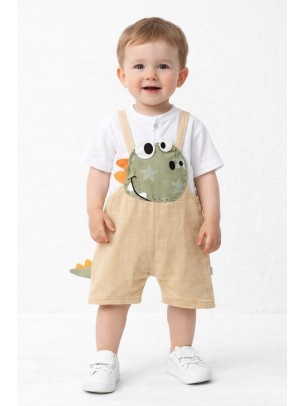 Βρεφικό Σετ Για Αγόρι 6-24 Μηνών Καφέ