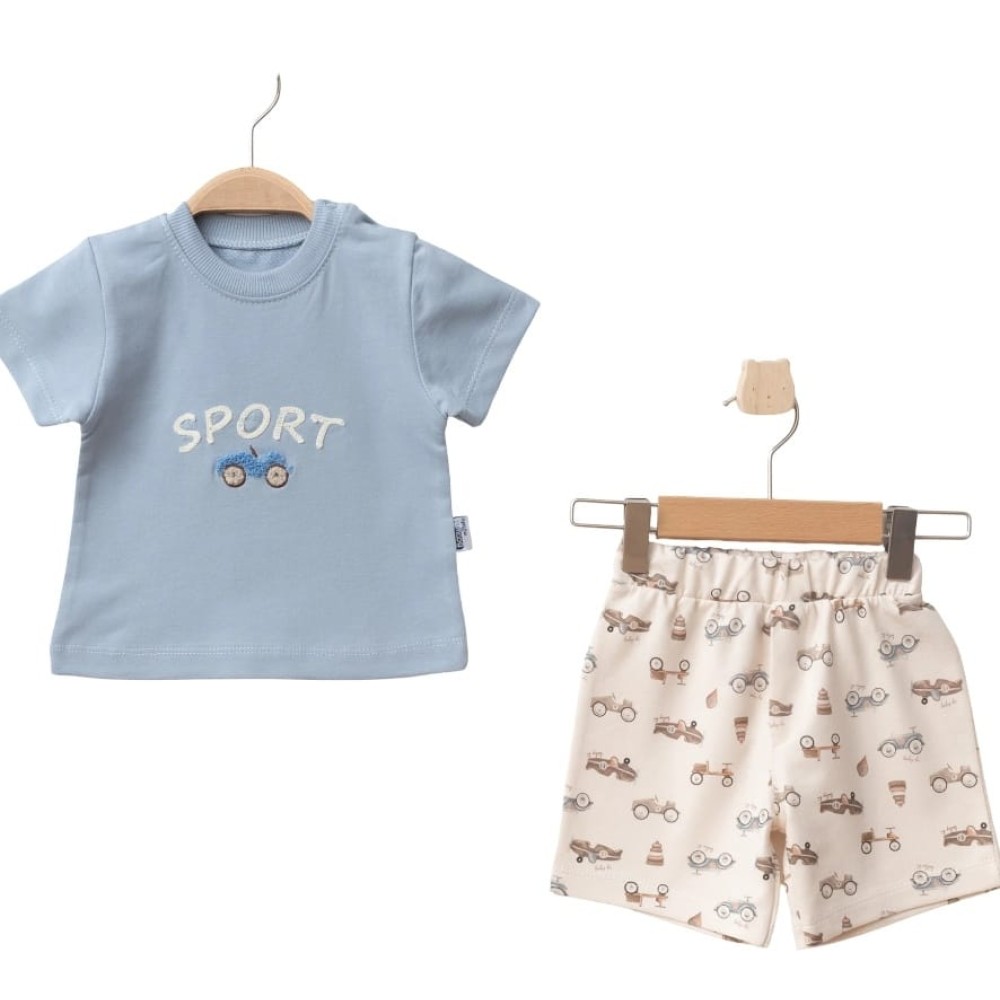 Βρεφικό Σετ Για Αγόρι 6-18 Μηνών Μπλε