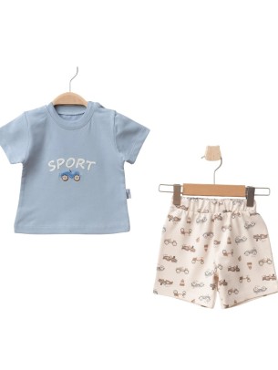 Βρεφικό Σετ Για Αγόρι 6-18 Μηνών Μπλε