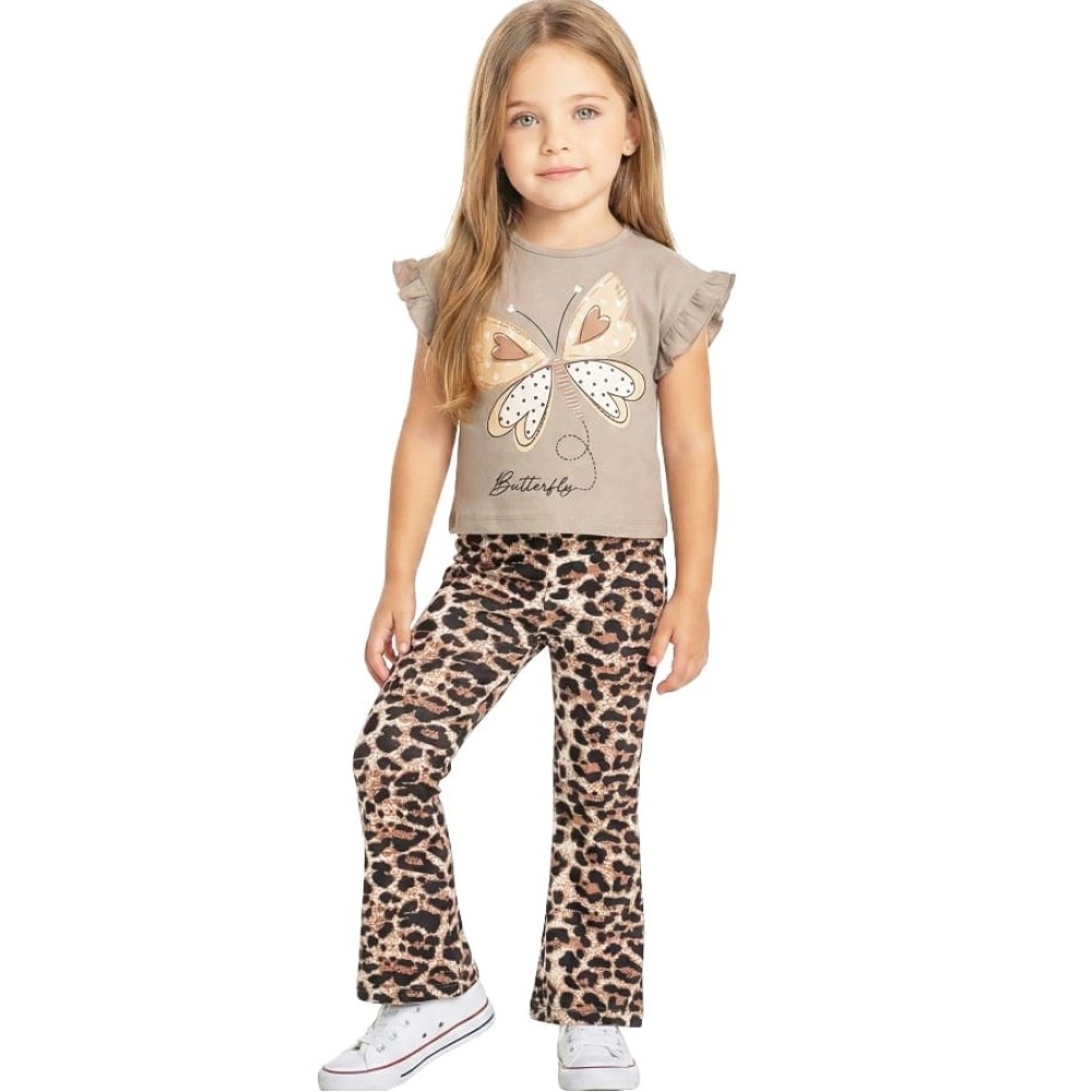 Παιδικό Σετ  Για Κορίτσι 2-5  Χρονών Μπεζ