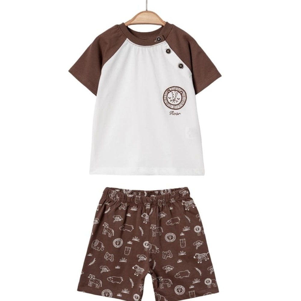 Βρεφικό Σετ Για Αγόρι 6-24 Μηνών Καφέ