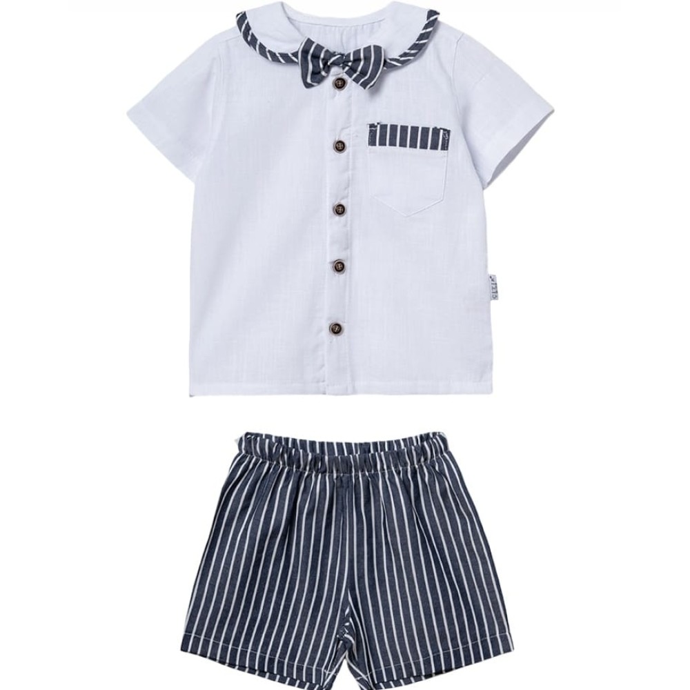 Βρεφικό Σετ Για Αγόρι 6-24 Μηνών Λευκό