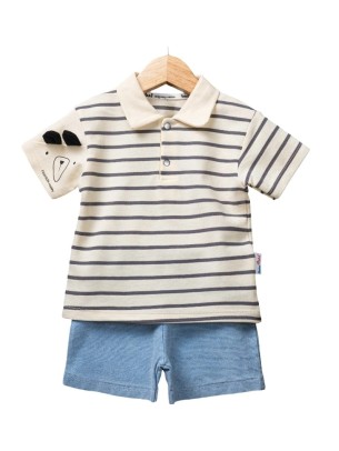 Βρεφικό Σετ Για Αγόρι 6-24 Μηνών Εκρού