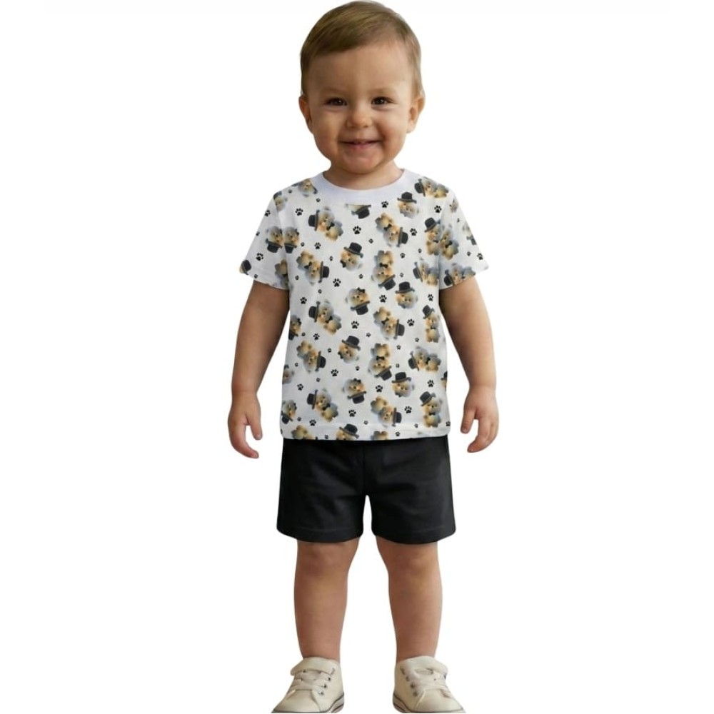 Βρεφικό Σετ Για Αγόρι 6-24 Μηνών Λευκό-Μαύρο