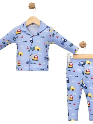 Βρεφική Σετ Πιτζάμα Για Αγόρι 6-12 Μηνών Μπλε