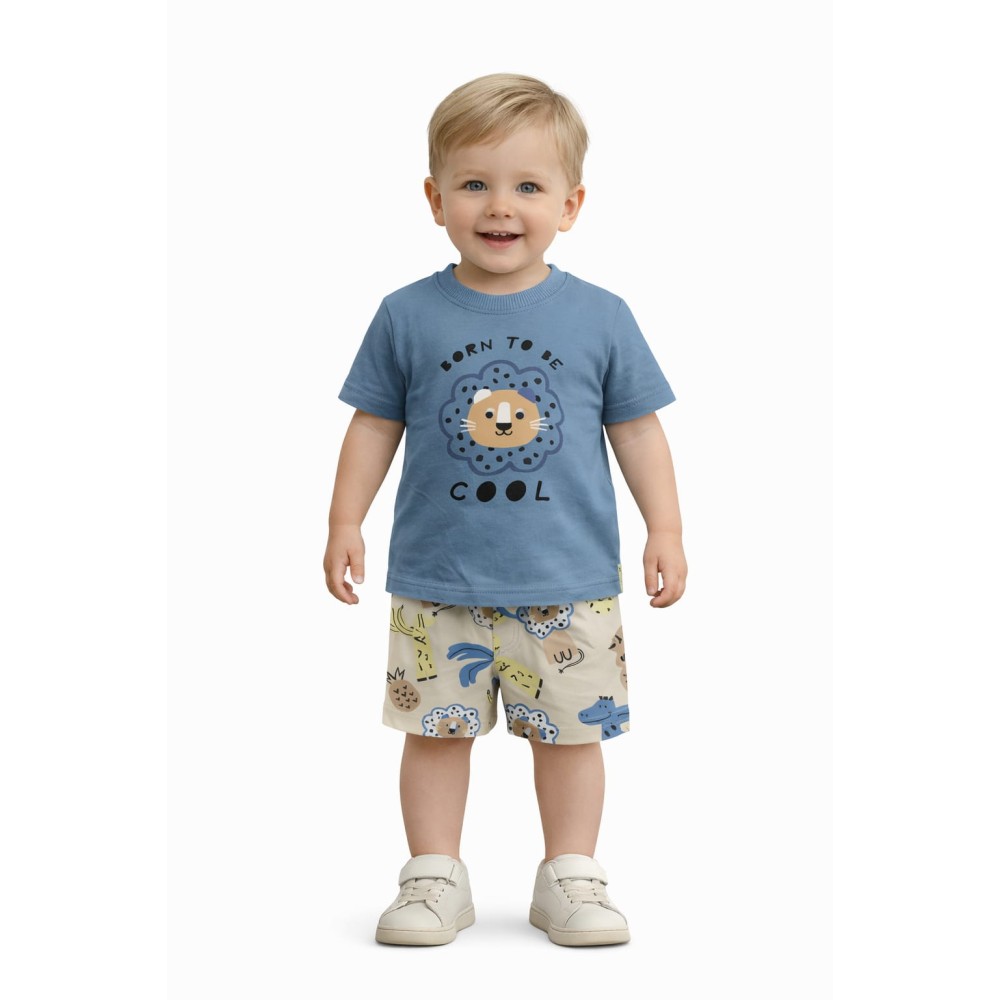 Βρεφικό Σετ Για Αγόρι 6-24 Μηνών Μπλε