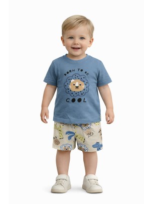 Βρεφικό Σετ Για Αγόρι 6-24 Μηνών Μπλε