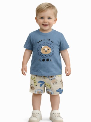 Βρεφικό Σετ Για Αγόρι 6-24 Μηνών Μπλε