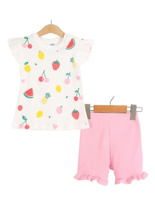 Βρεφικό Σετ Για Αγόρι 6-18 Μηνών Λευκό-Ροζ