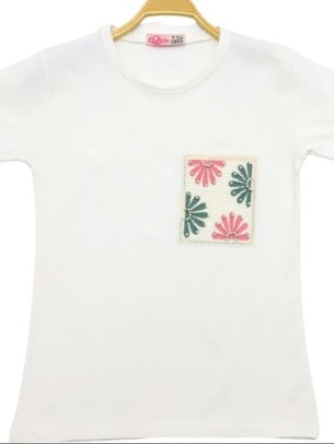 Παιδική Μπλούζα Για Κορίτσι 13-16 Χρονών Λευκό