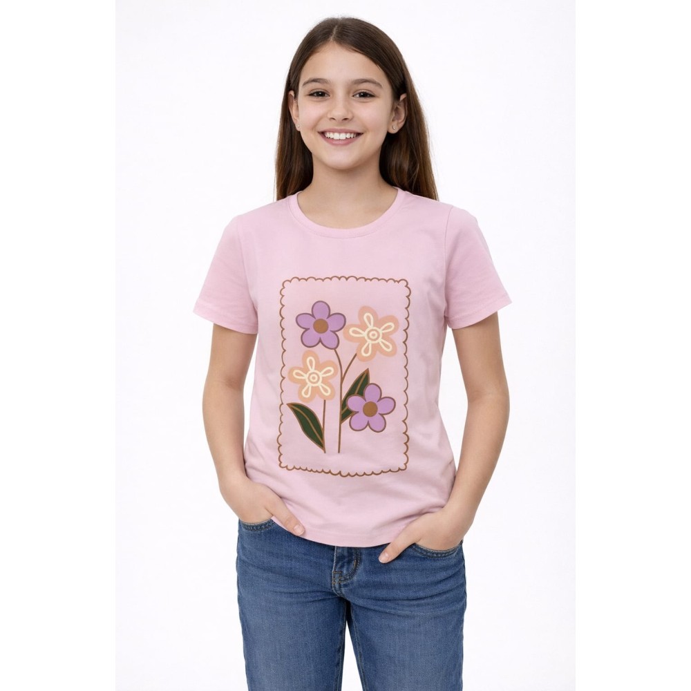 Παιδική Μπλούζα Για Κορίτσι 13-16 Χρονών Ροζ