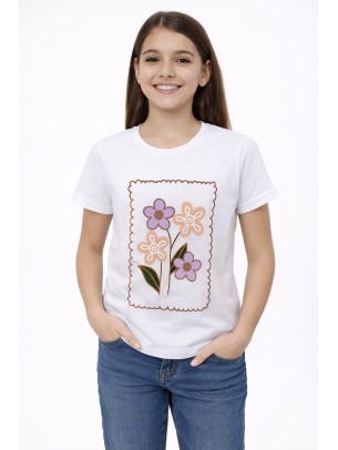 Παιδική Μπλούζα Για Κορίτσι 13-16 Χρονών Λευκό