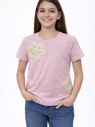 Παιδική Μπλούζα Για Κορίτσι 9-12 Χρονών Ροζ