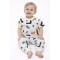 Βρεφική Σετ Πιτζάμα Για Αγόρι 6-24 Μηνών Λευκό