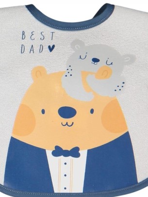 Βρεφική Σαλιάρα 0-24 Μηνών Μπλε