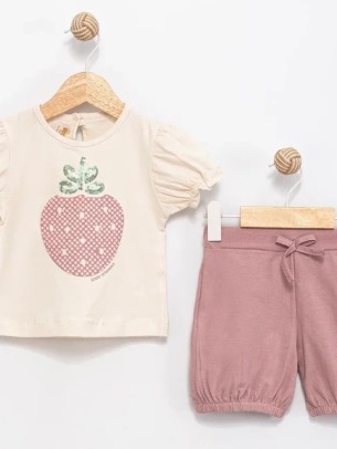 Βρεφικό Σετ Για Κορίτσι 9-36 Μηνών Μωβ