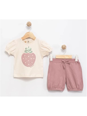 Βρεφικό Σετ Για Κορίτσι 9-36 Μηνών Μωβ