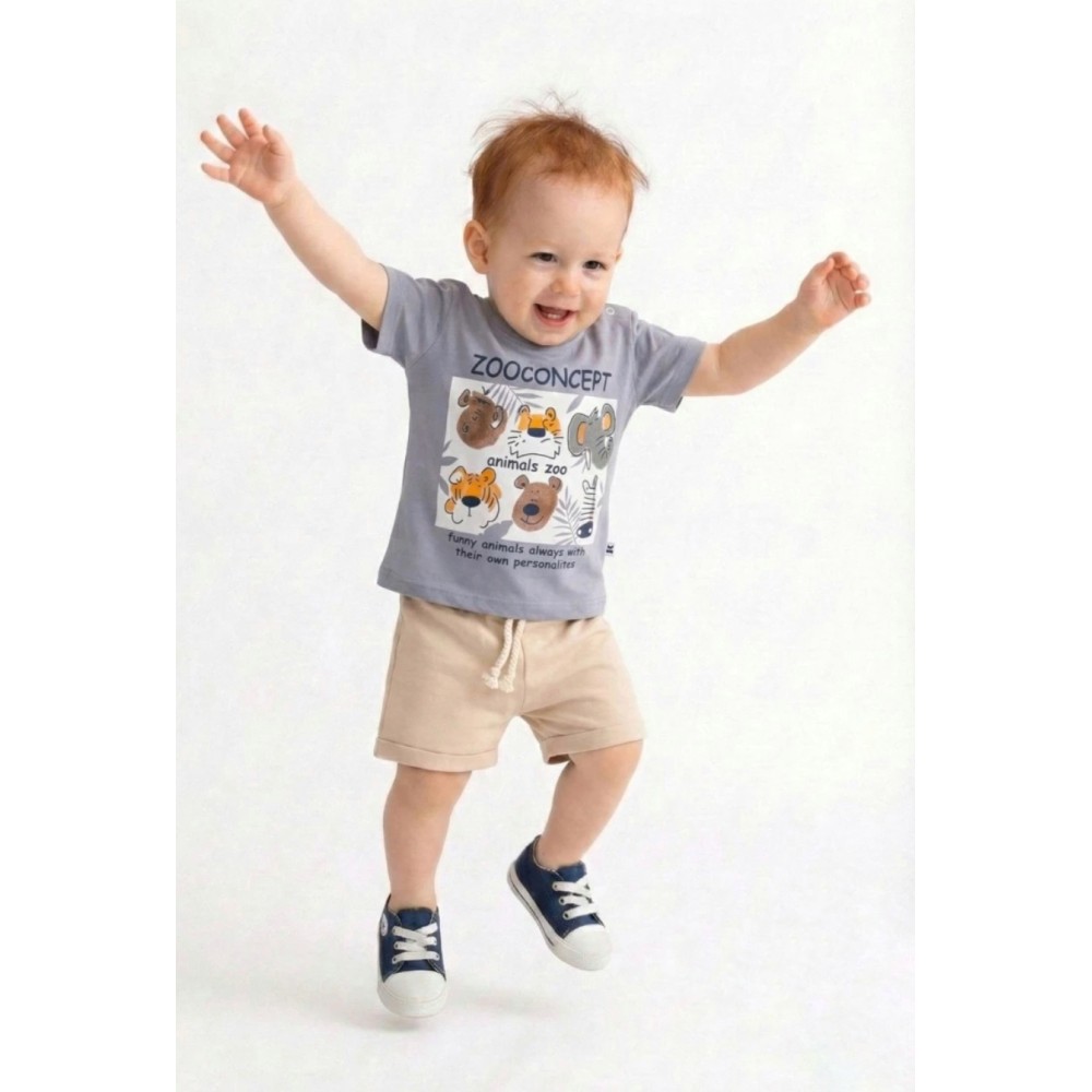 Βρεφικό Σετ Για Αγόρι 6-24 Μηνών Μπλε