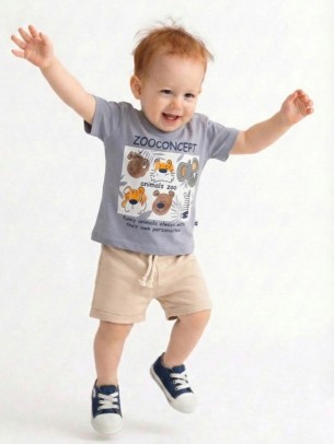 Βρεφικό Σετ Για Αγόρι 6-24 Μηνών Μπλε