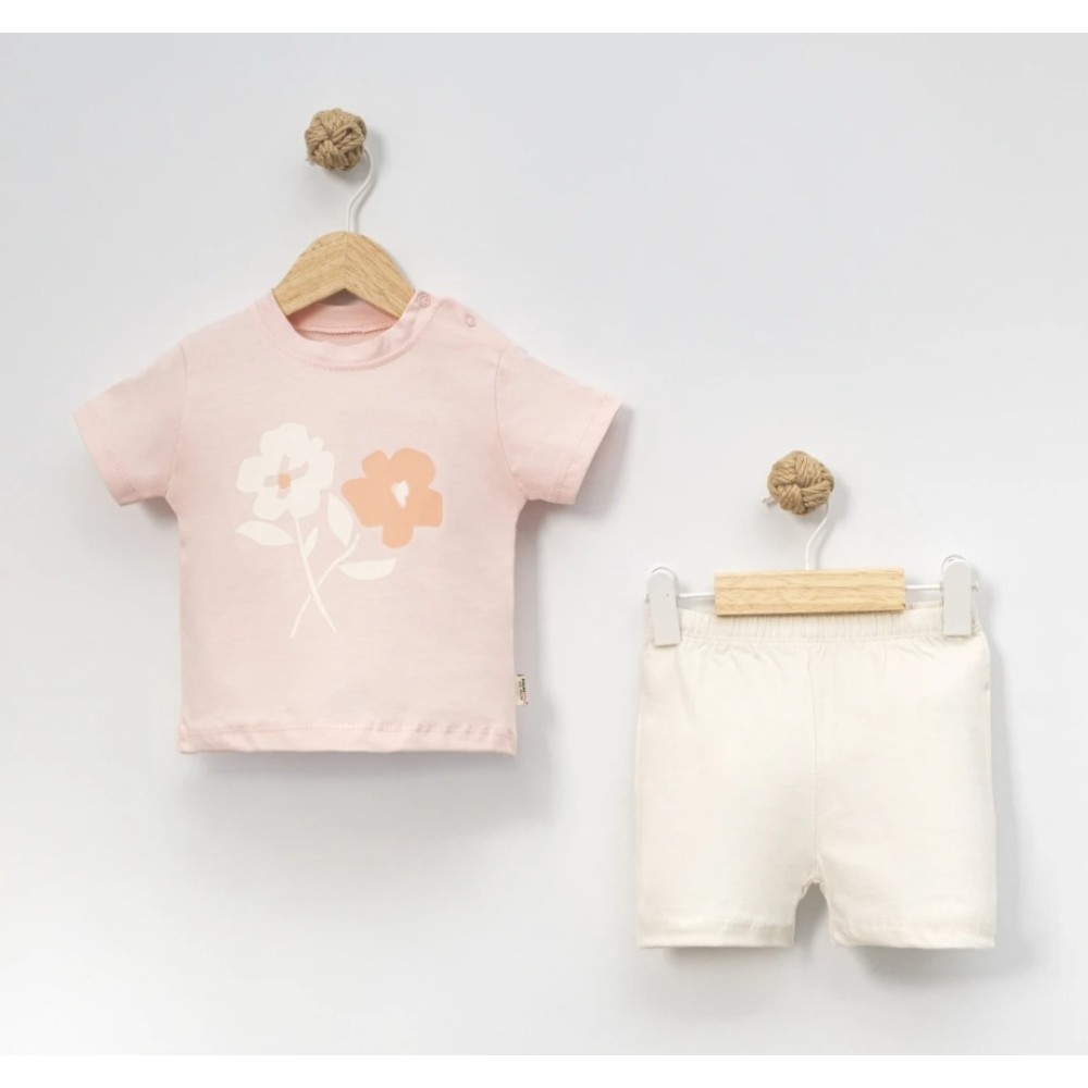 Βρεφικό Σετ Για Κορίτσι 6-24 Μηνών Πούδρα