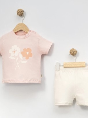 Βρεφικό Σετ Για Κορίτσι 6-24 Μηνών Πούδρα