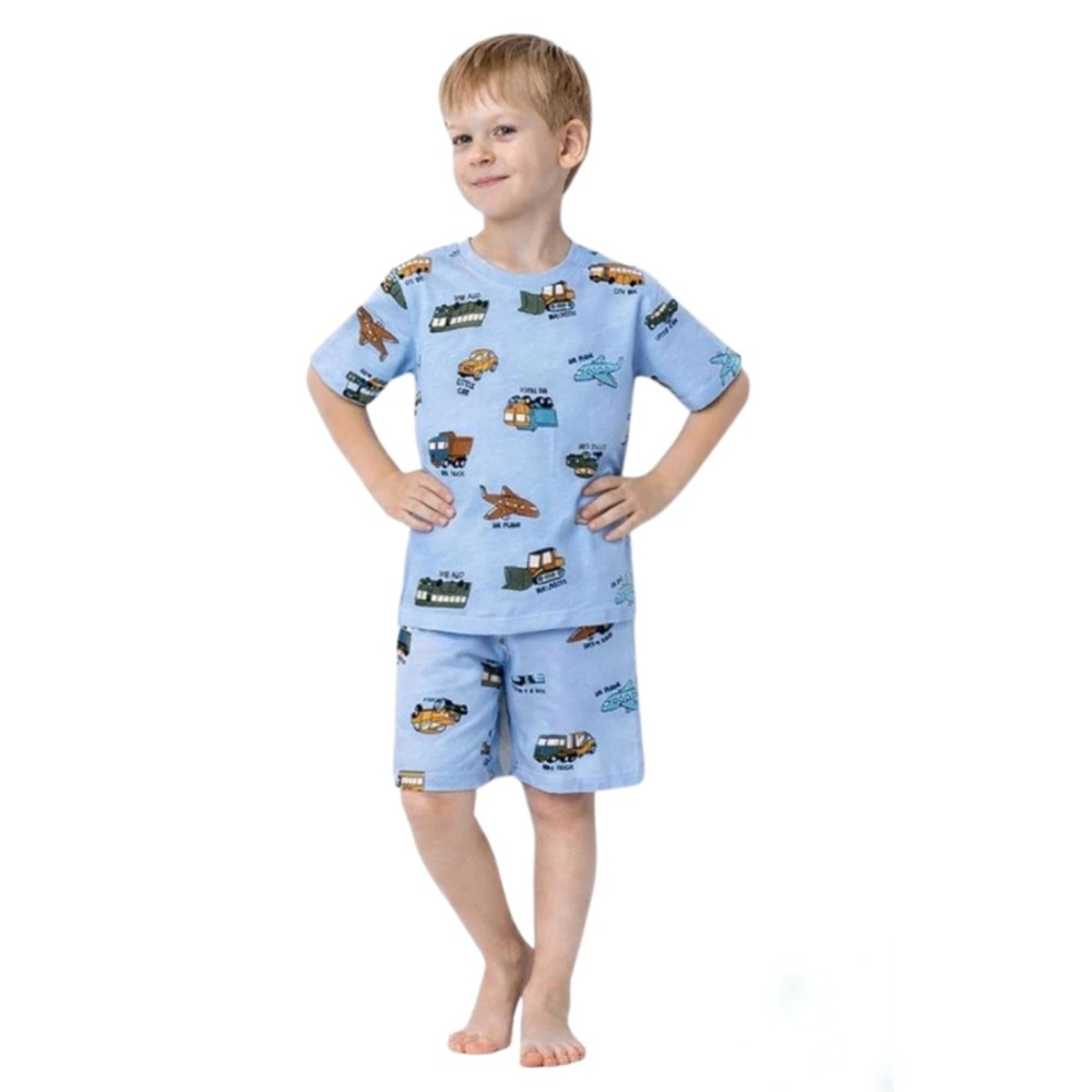 Βρεφικό Σετ Πυτζάμα Για Αγόρι 6-7 Χρονών Μπλε