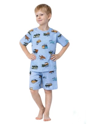 Βρεφικό Σετ Πυτζάμα Για Αγόρι 6-7 Χρονών Μπλε