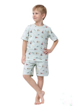 Βρεφικό Σετ  Πυτζάμα Για Αγόρι 2-5  Xρονών Πράσινο 
