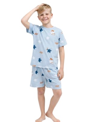 Παιδικό Σετ Πιτζάμα Για Αγόρι 2-5 Χρονών Μπλε