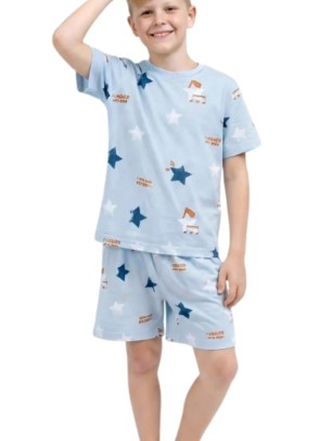 Παιδικό Σετ Πιτζάμα Για Αγόρι 2-5 Χρονών Μπλε