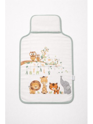 Βρεφική  Αδιάβροχη Αλλαξιέρα 0-24 Μηνών Λευκό - Πράσινο