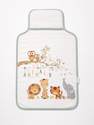 Βρεφική  Αδιάβροχη Αλλαξιέρα 0-24 Μηνών Λευκό - Πράσινο