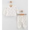 Βρεφική  Σετ Πιτζάμα Για Αγόρι 0-9 Μηνών Λευκό