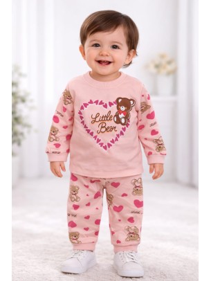 Βρεφική  Σετ Πιτζάμα Για Κορίτσι 6-12 Μηνών Σομον
