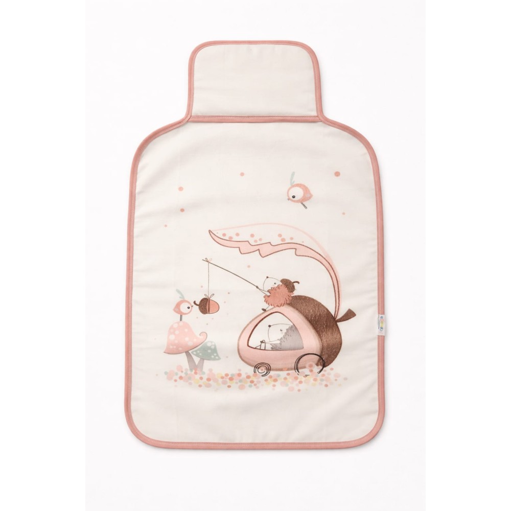 Βρεφική Αδιάβροχη Αλλαξιέρα 0-24 Μηνών Λευκό - Ροζ