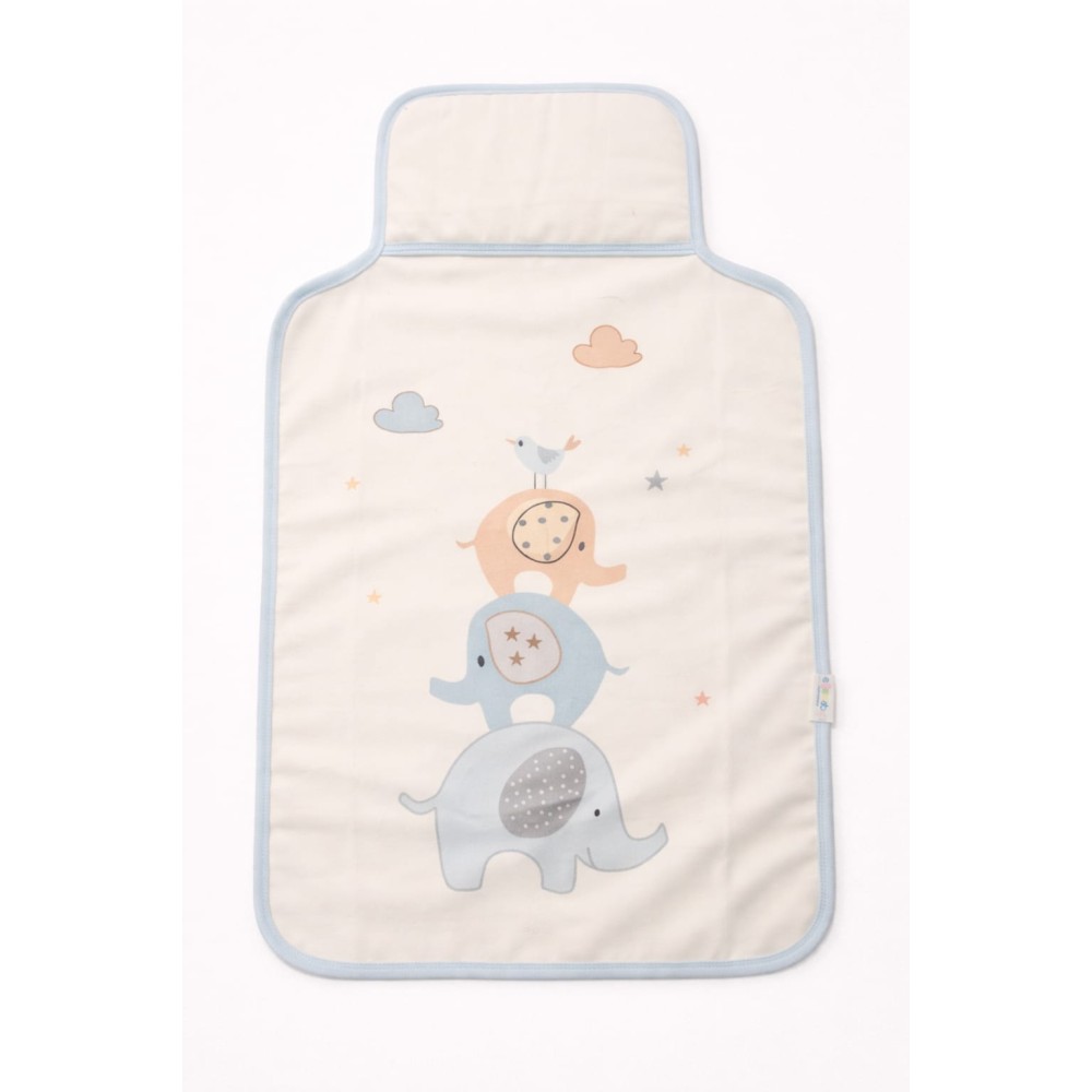 Βρεφική Αδιάβροχη Αλλαξιέρα 0-24 Μηνών Λευκό - Μπλε