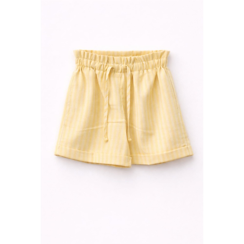 Παιδικό Σορτς Παντελόνι Για Κορίτσι 3-8 Χρονών Κίτρινο 