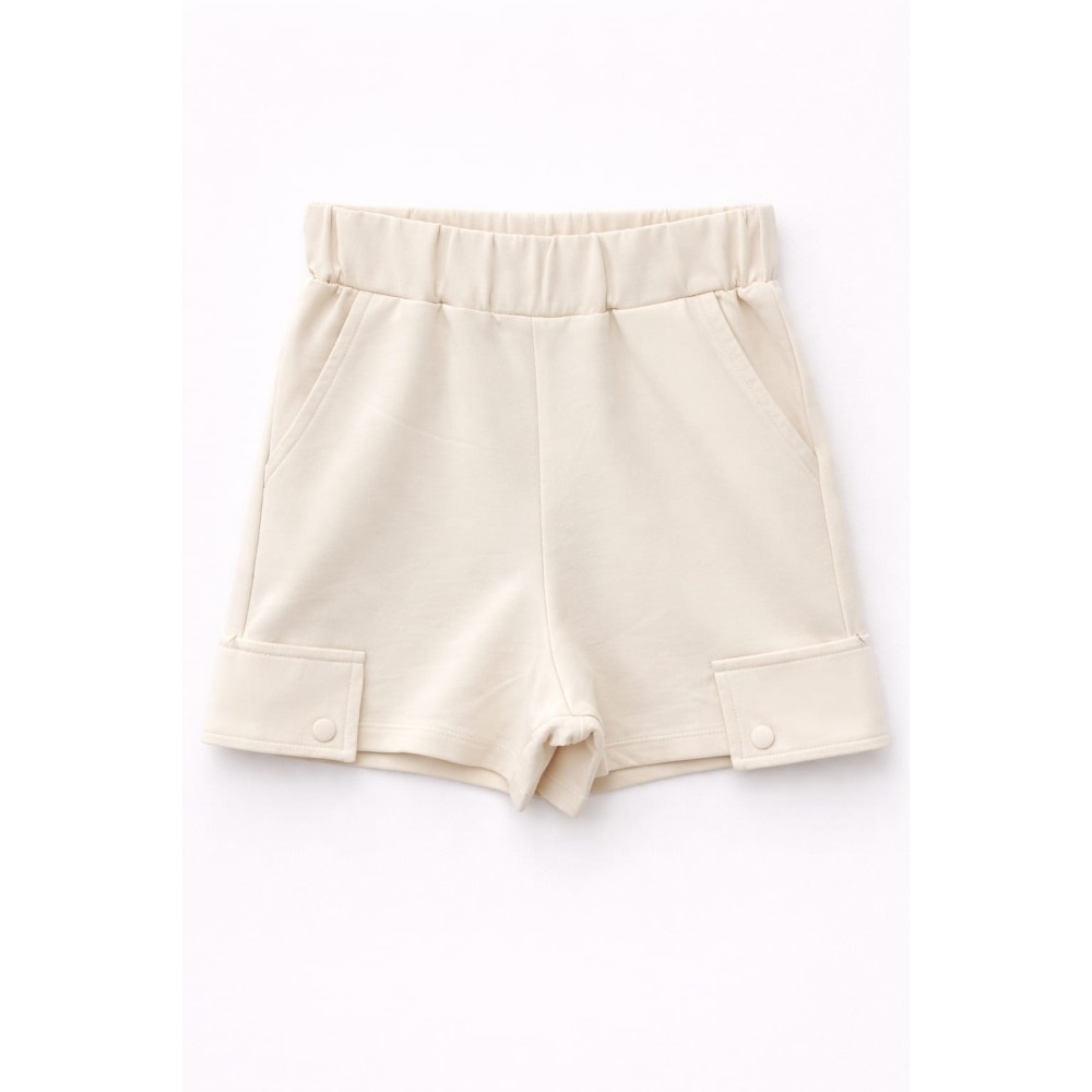 Παιδικό Σορτς  Για Κορίτσι 8-14 Χρονών Κρεμ