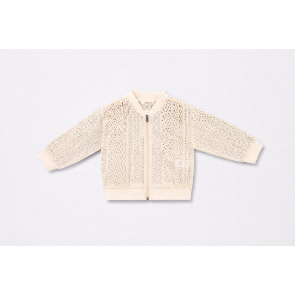 Παιδική Ζακέτα Για Κορίτσι 3-8 Χρονών Εκρού