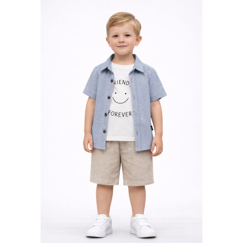 Παιδικό Σετ 3Τμχ Για Αγόρι 2-5 Χρονών Μπλε