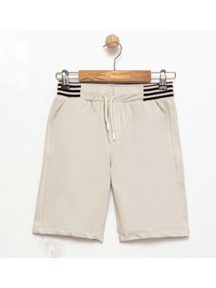 Παιδική Βερμούδα Για Αγόρι 6-10 Χρονών Κρεμ