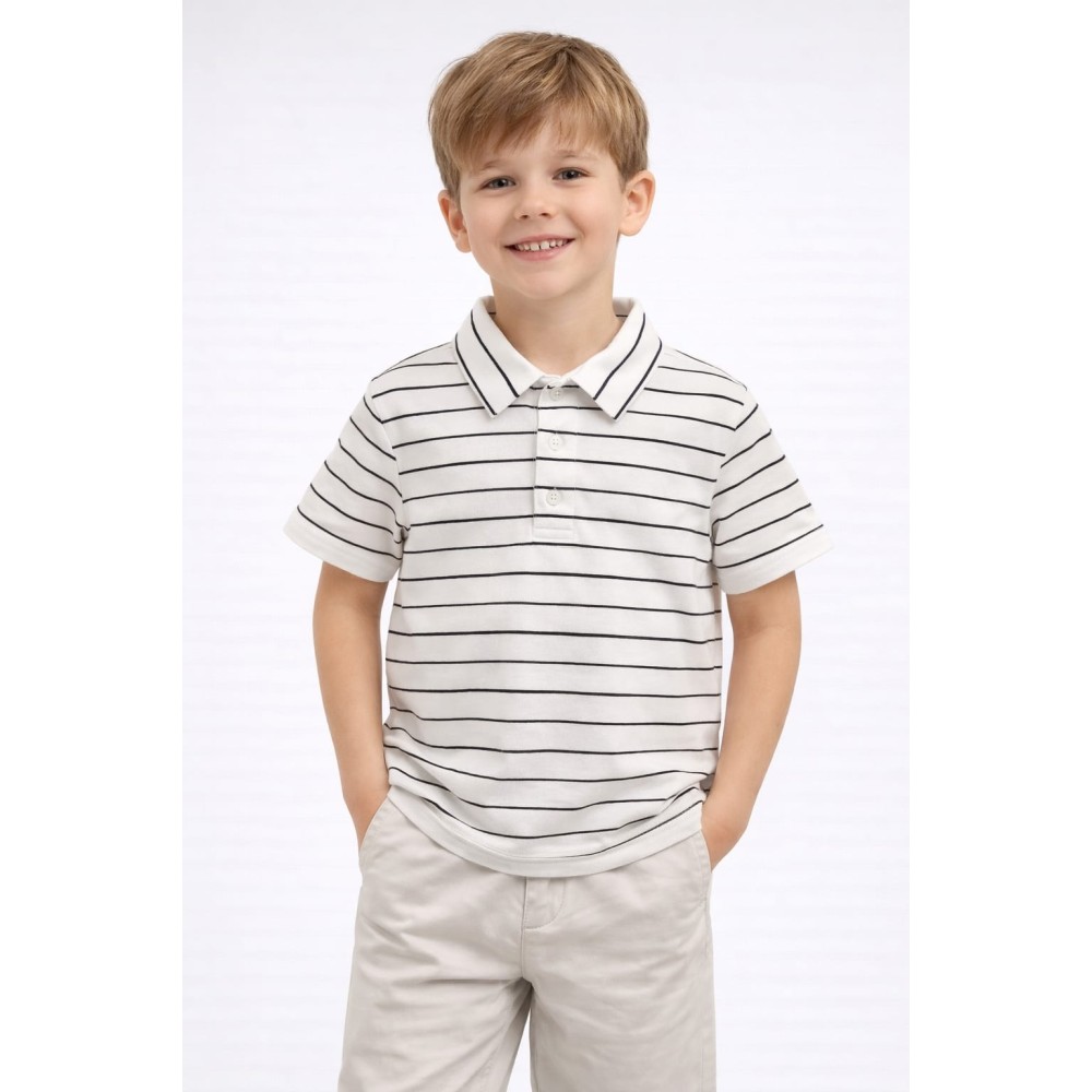 Παιδική Μπλούζα Για Αγόρι 3-8 Χρονών Λευκό