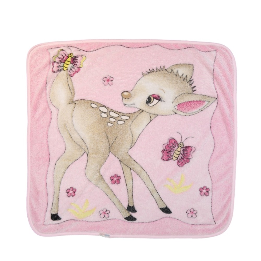 Βρεφική Κουβέρτα Αγκαλιάς Για Κορίτσι Ροζ